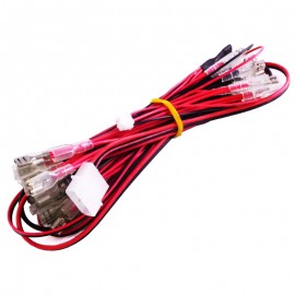Câblage pour Boutons et Joysticks LED avec connecteur MOLEX - 6.3 mm