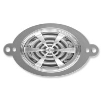 Crown Silver HP oval cover plate