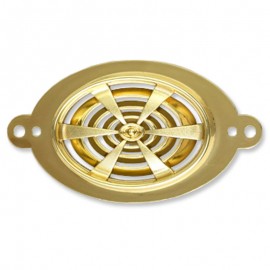 Crown Gold HP oval cover plate