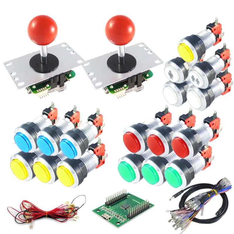 Kit Sanwa & LED Buttons with USB encoder - jammastar.com