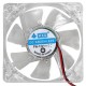 Ventilateur LED bleu 80x80mm