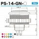 Seimitsu PS-14-GN Red