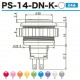 Seimitsu PS-14-DN-K Noir