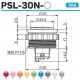 Seimitsu PSL-30N-5W2 Pink