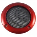 Grille de haut-parleur rouge 65 mm