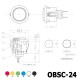 Sanwa OBSC-24 Blanc