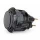 Black OBSC-24 Snap In button 