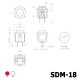 Sanwa SDM-18-R