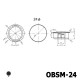 Sanwa OBSM-24 - Couvre bouton 24mm