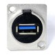 Connecteur USB 3.0 Chromè
