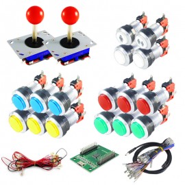 Kit Joysticks & Boutons LED avec encodeur USB