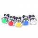 Chrome Red LED button
