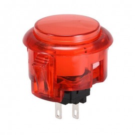 Red Snap In 30 mm Button