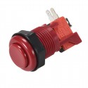 Red Short 28mm Push Button 