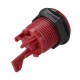 Bouton Court 28 mm Vissable Noir