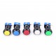 Black Yellow LED button