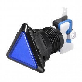 Triangular Blue Arcade Button