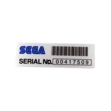 foil serial number stickers