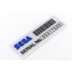 Sega sticker Serial Number
