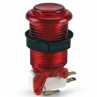 Bouton iL Translucide PSL-L - Rouge