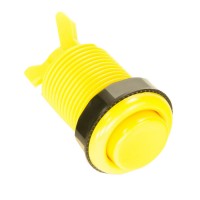 Classic Yellow 28 mm push button
