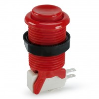 Bouton Suzo Happ Concave - Rouge