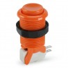 Suzo Happ Concave Pushbutton - Orange