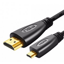 Micro HDMI to HDMI Male - Male - 1m