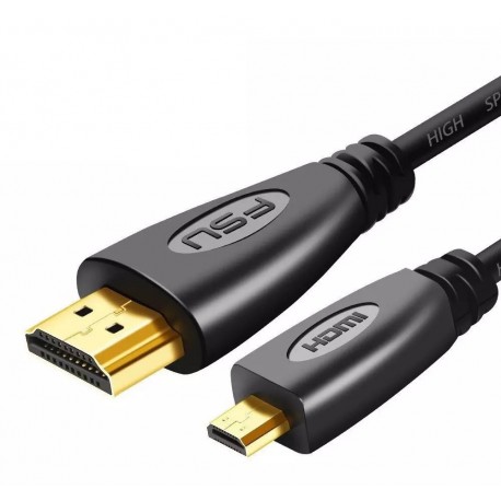 Câble Micro HDMI - HDMI Mâle - Mâle - 1m
