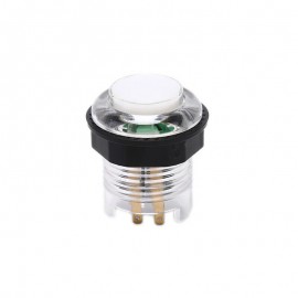 28mm LED Buttons - White