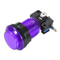 Translucent Purple 28 mm arcade button