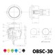 Sanwa OBSC-30 Violet