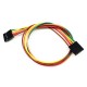 Câble Dupont 5 pins vers 5 pins - 25 cm