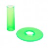 Seimitsu translucent Green shaft & dustwasher set